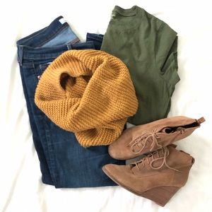 H&M Mustard Scarf / Cowl
